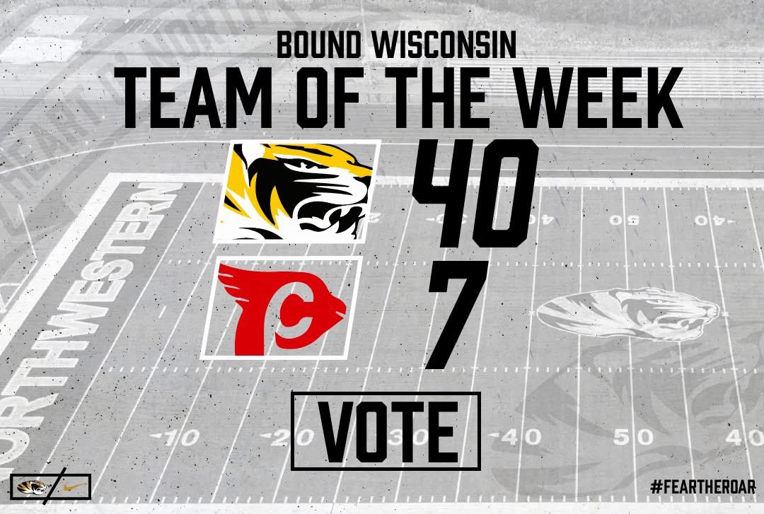 We have been nominated in the inaugural <a href="/Bound_wi/">Bound Wisconsin</a> Team of the Week for our performance on Friday vs. Prescott. 

Click here to cast your vote: 
boundwisconsin.com/p/week-1-bound…