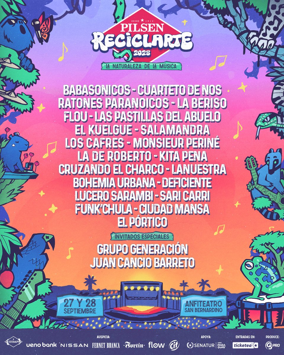 Se acerca Reciclarte 2025 🎶🎸
Contratá Flow para disfrutarlo desde donde estés 🤩