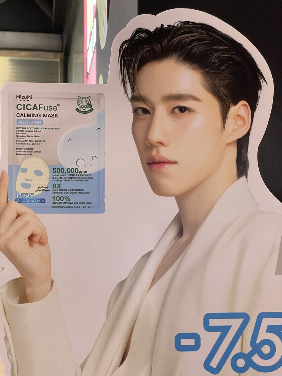 สแตนดี้ #มาสก์เสือพีพี คือน้องพีพีหน้าตาดีมากแบบบบบบหล่อมาก ดุดันมั่ยเกรงจัยคัยยยย🥹 หล่อสะอาดมากแบบเห็นละอยากซื้อใช้ตาม 

#MizuMixPPKrit #ppkritt