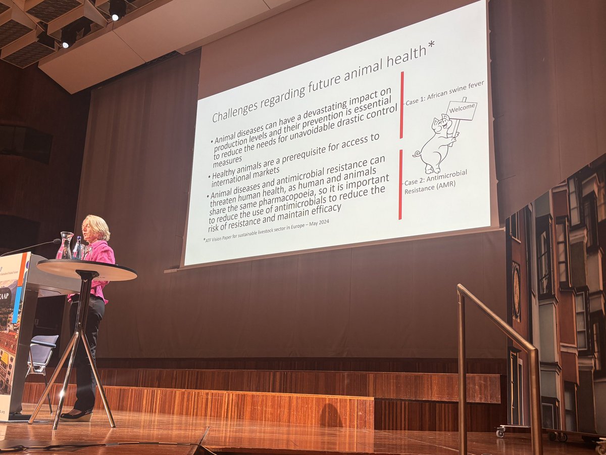 Shane McAuliffe 🐷✈️ (@shanemcauliffe1) on Twitter photo Challenges for the future of animal health - Professor Charlotte Lauridsen <a href="/AarhusUni_int/">Aarhus University</a> who will take over as President of <a href="/AnimalTaskFrc/">Animal Task Force</a> later this year, recommends #eaap2025 delegates read the ATF vision paper <a href="/EAAPofficial/">EAAPofficial</a> Challenges for the future of animal health - Professor Charlotte Lauridsen <a href="/AarhusUni_int/">Aarhus University</a> who will take over as President of <a href="/AnimalTaskFrc/">Animal Task Force</a> later this year, recommends #eaap2025 delegates read the ATF vision paper <a href="/EAAPofficial/">EAAPofficial</a>