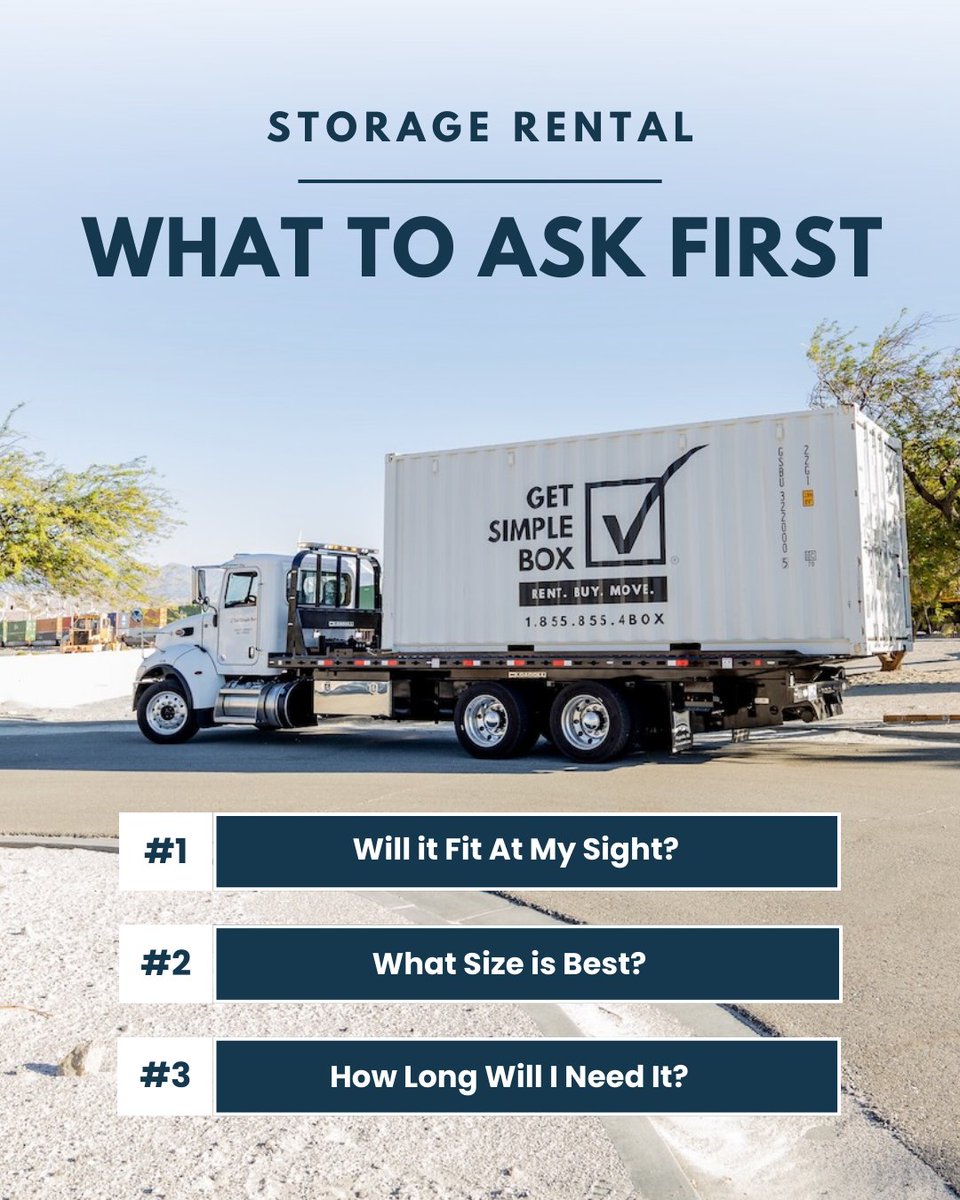 getSimpleBox's tweet image. Knowing these answers upfront helps you choose the right container the first time—saving you money, time, and unnecessary hassle. 🚚📦

#StorageTips #ProTip #PortableStorage #MovingMadeSimple #StorageRental #GetSimpleBox