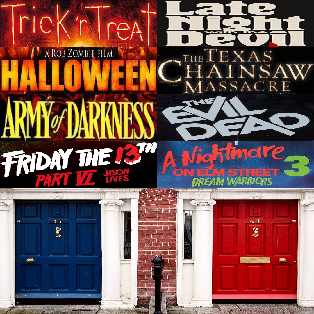 🎃👻🔴 Red Door v Blue Door 🔵👻🎃

Which one of these two doors are you walking through?
