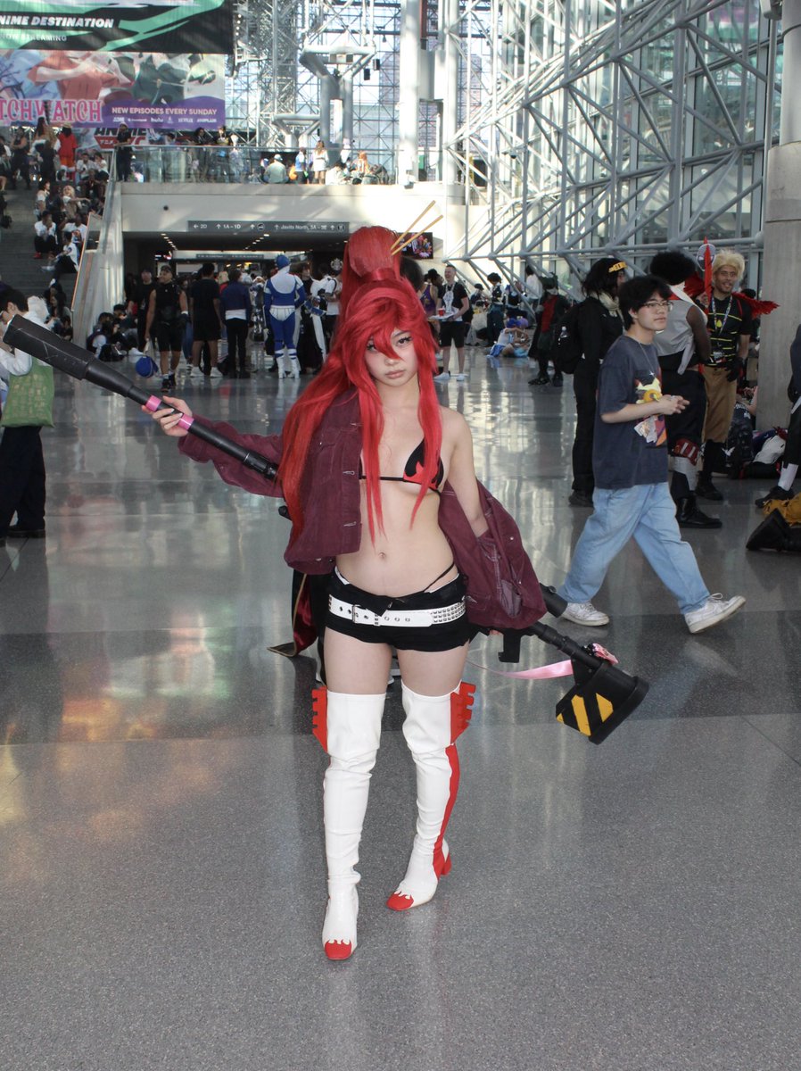 elainedmin's tweet image. Yoko littner for anime ny! #yokolittner #anyc2025