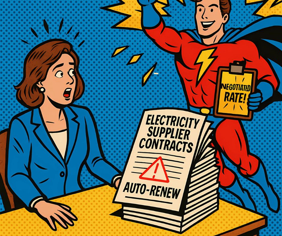 She didn’t read the fine print, and the contract was set to auto-renew at twice the rate 😱

But just before the deadline…⚡️James Lightning appeared!

✅ Competitive rate
✅ New contract with better terms
✅ Crisis averted

#energyconsultant #energysavings