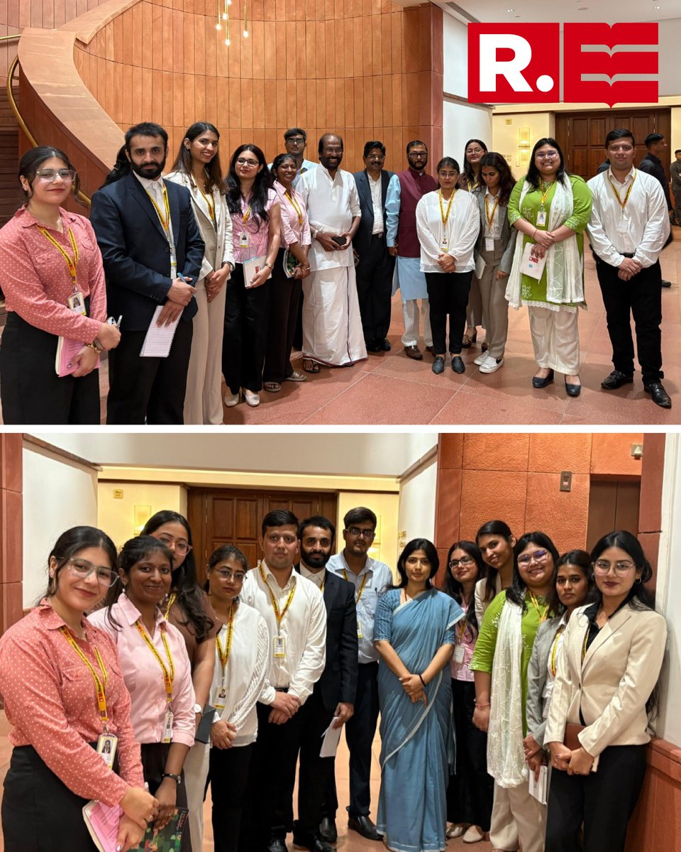 Our students didn’t just study politics - they walked into the halls of power.
A visit to Parliament, engaging with top ministers &amp; MPs, understanding democracy first-hand.
That’s journalism, the RSJ way.
.
.
.
#RSJ #LearnLive
