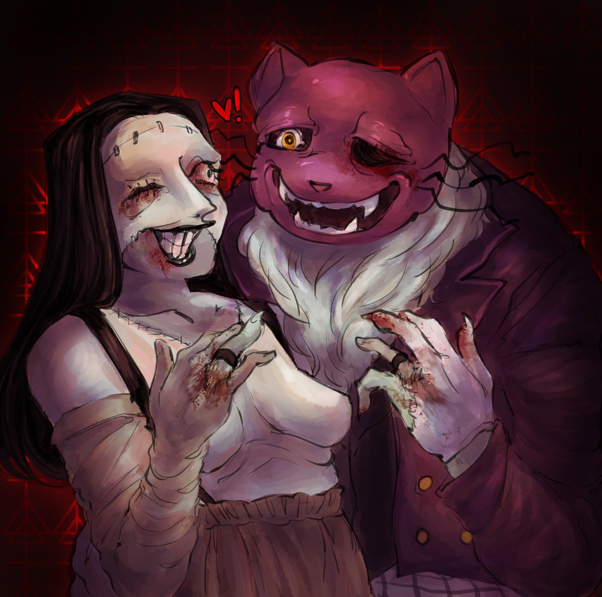 The Pinecone Pig brought you...

Stitches x Pocketdaan! 
#FearandHunger #FearandHungerTermina
