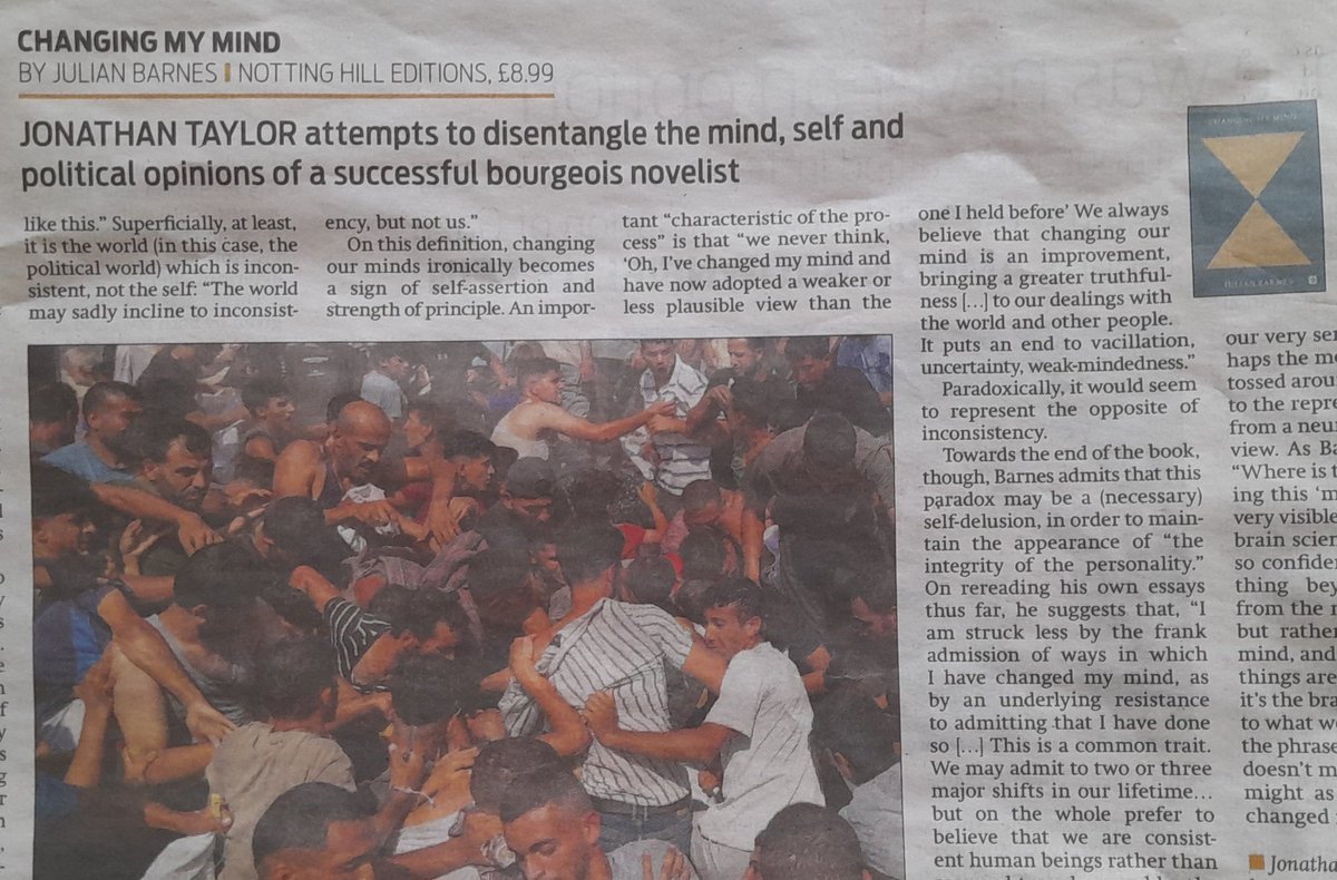 Jonathan Taylor (@crystalclearjt) on Twitter photo My review of "Changing My Mind" by Julian Barnes is in today's Morning Star morningstaronline.co.uk/article/never-… <a href="/M_Star_Online/">Morning Star</a> <a href="/NottingHillEds/">Notting Hill Editions</a> <a href="/cwaleicester/">Creative Writing at Leicester</a> <a href="/EverybodyReview/">Everybody'sReviewing</a> My review of "Changing My Mind" by Julian Barnes is in today's Morning Star morningstaronline.co.uk/article/never-… <a href="/M_Star_Online/">Morning Star</a> <a href="/NottingHillEds/">Notting Hill Editions</a> <a href="/cwaleicester/">Creative Writing at Leicester</a> <a href="/EverybodyReview/">Everybody'sReviewing</a>