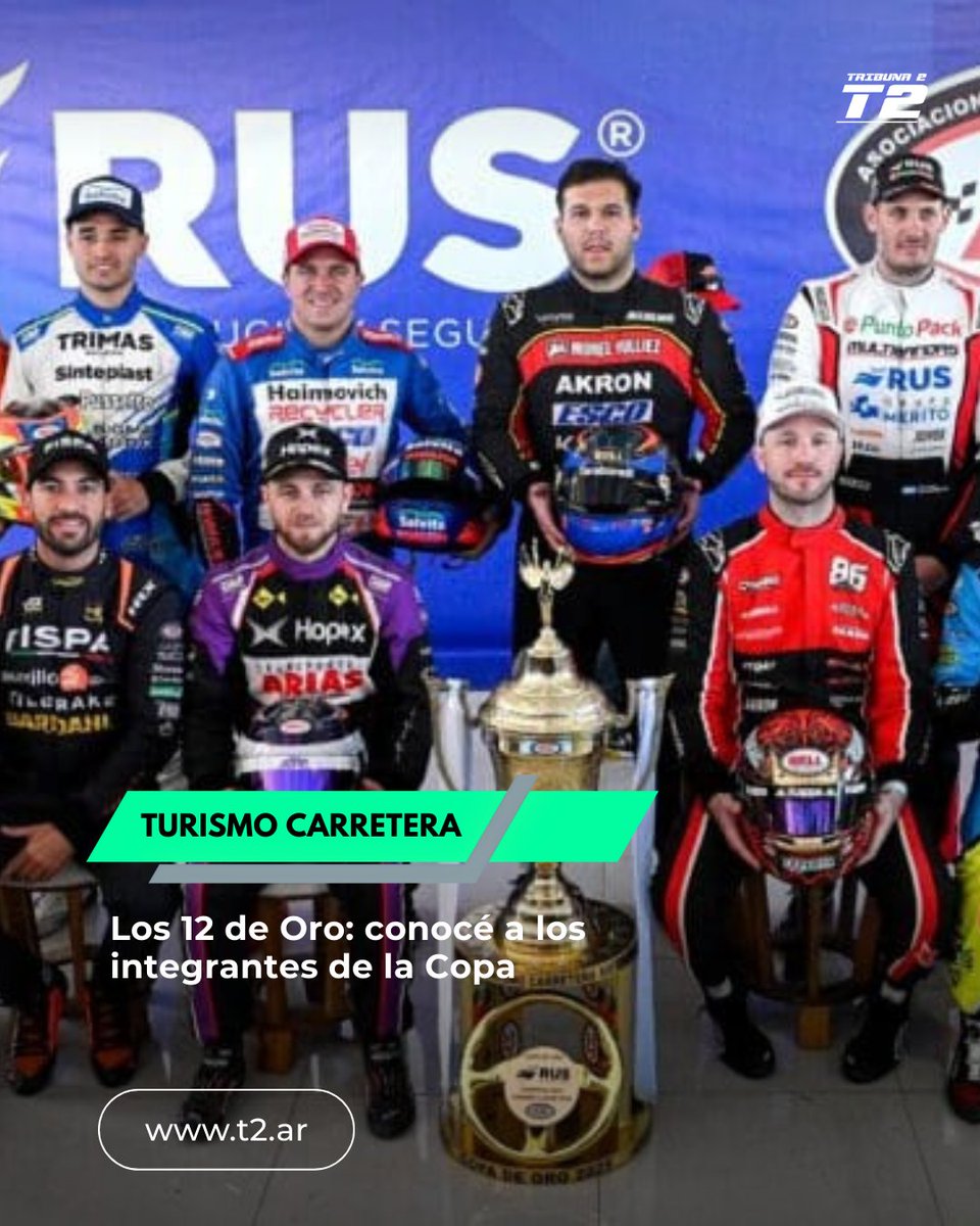 Los 12 de Oro: conocé a los integrantes de la Copa
 t2.ar/los-12-de-oro-…