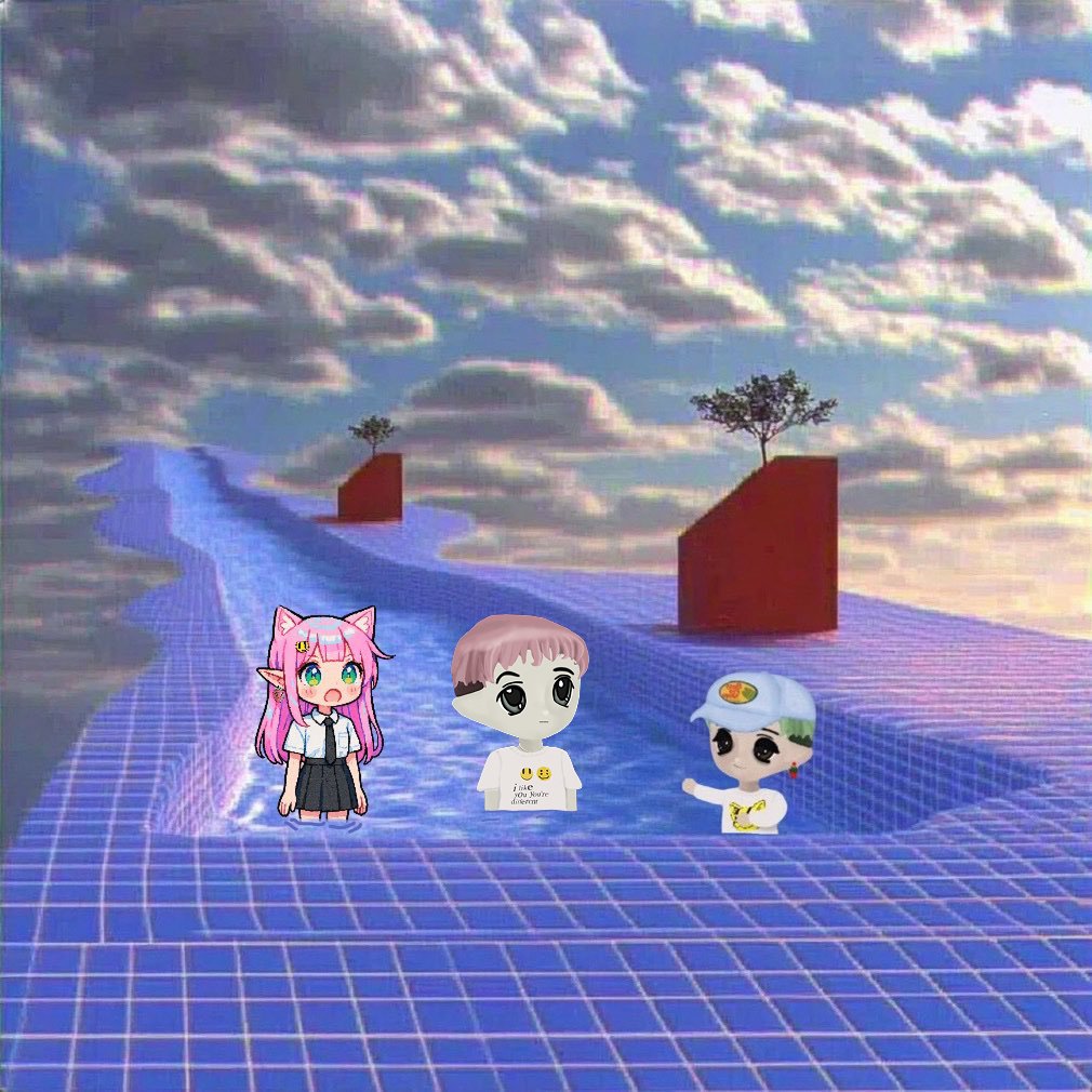 anyone want to swim in the surrealist pools w me?