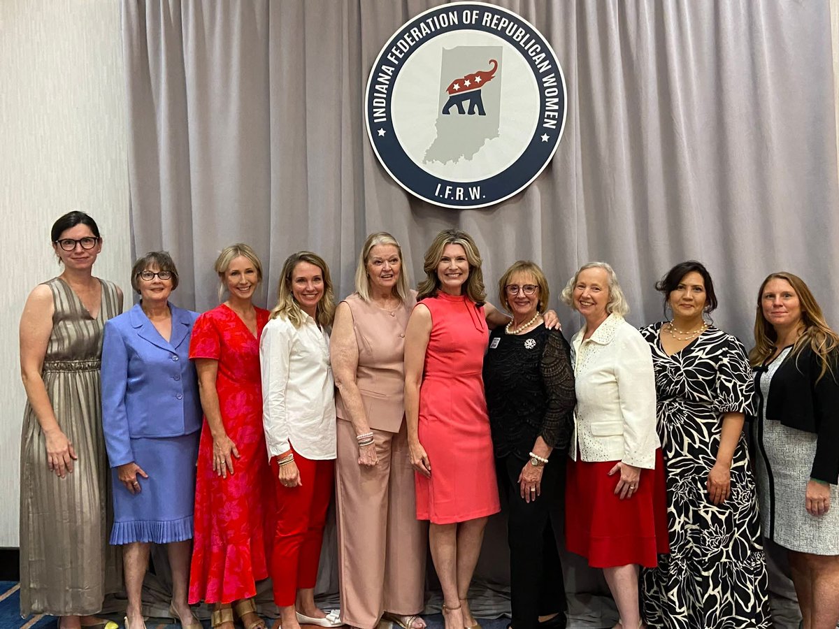Last night we/Indiana Federation of Republican Women honored some of the hardest working women in Indiana's Republican Party at the Tribute Dinner! Each of them has rolled up their sleeves, and with strength and determination, worked to support our great GOP candidates and office