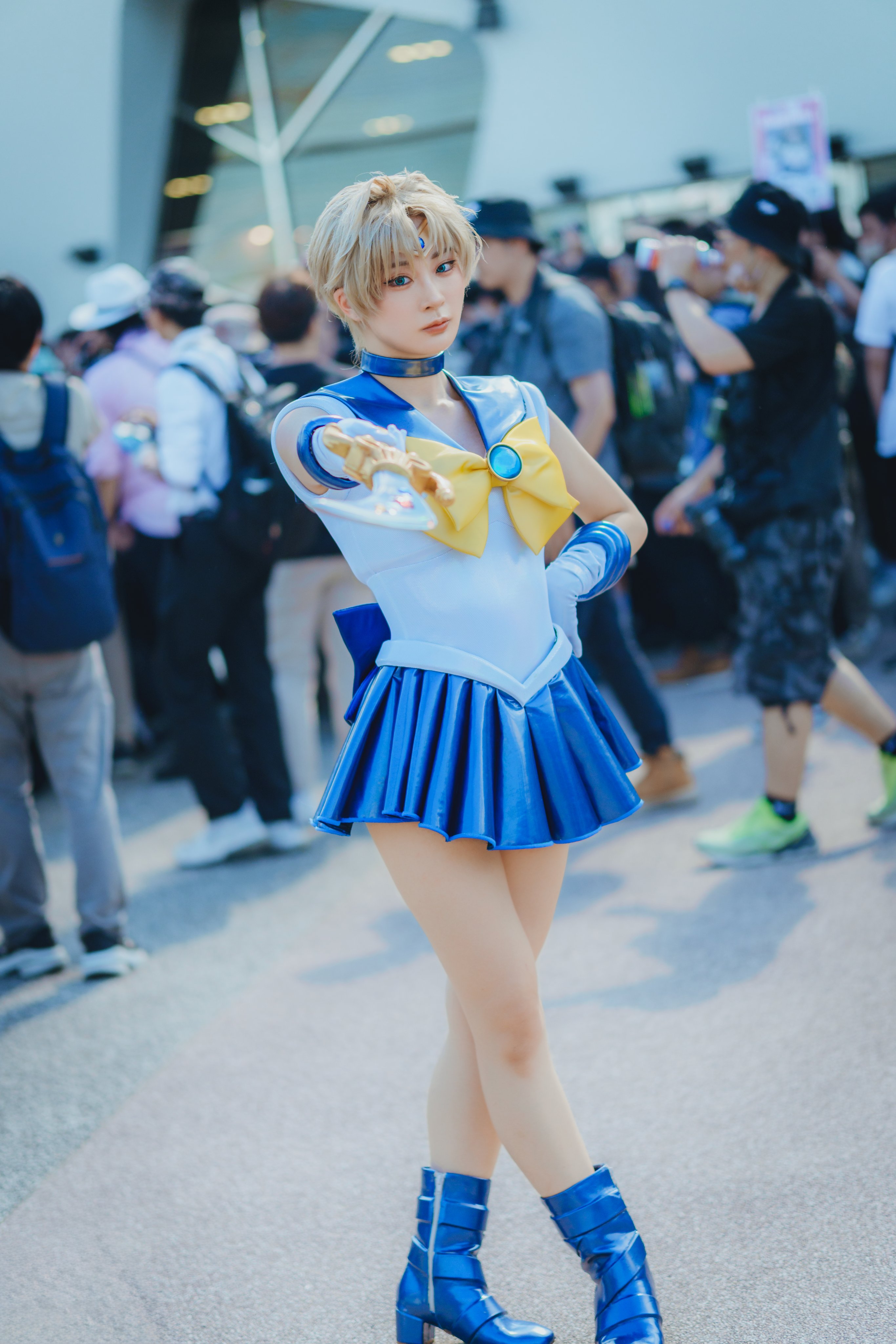 天王はるか/コスプレ Cosplay🌙 美少女戦士セーラームーン 天王はるか(無限学園制服