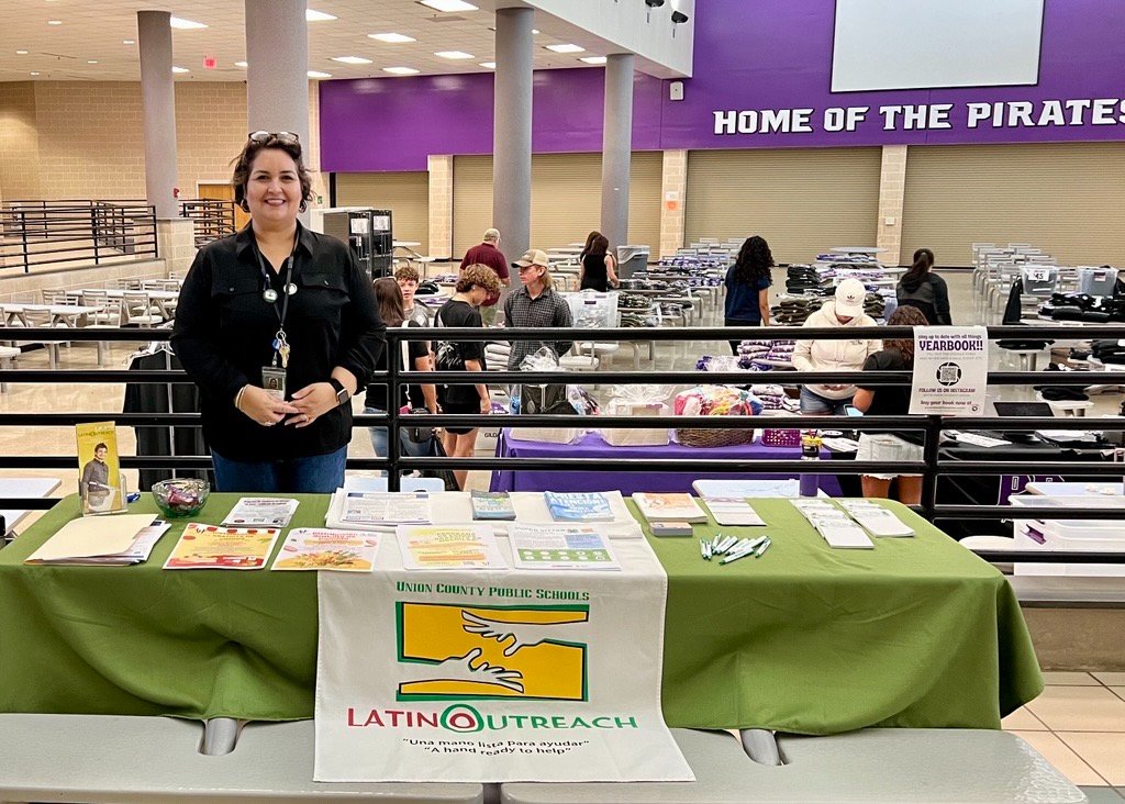 UCPS ESL (@ucps_esl) on Twitter photo Community, culture and connection with the Latino Outreach Program <a href="/MarisolUribe14/">Marisol Uribe</a> <a href="/PorterRidgeHSNC/">Porter Ridge High School</a> open house! <a href="/UCPSNC/">Union County Public Schools</a> <a href="/AGHoulihan/">Andrew G. Houlihan</a> <a href="/Hemalalwani3/">Hema lalwani</a>
#TeamUCPS Community, culture and connection with the Latino Outreach Program <a href="/MarisolUribe14/">Marisol Uribe</a> <a href="/PorterRidgeHSNC/">Porter Ridge High School</a> open house! <a href="/UCPSNC/">Union County Public Schools</a> <a href="/AGHoulihan/">Andrew G. Houlihan</a> <a href="/Hemalalwani3/">Hema lalwani</a>
#TeamUCPS