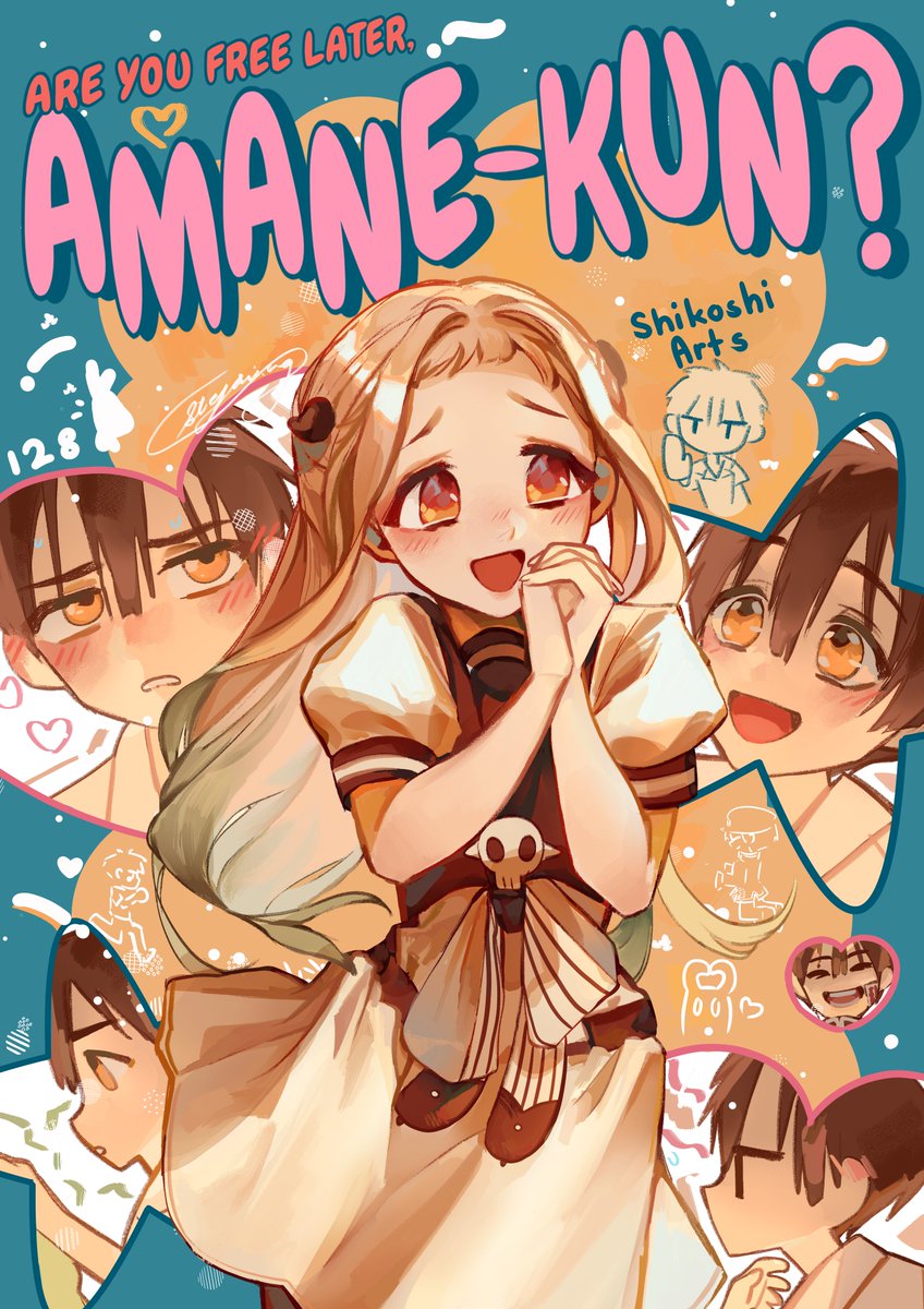 Are you free later?💙🧡

#jshk #AmaNene #tbhk #jshk128 #jibakushounenhanakokun #toiletboundhanakokun #地縛少年花子くん #yashironene #yugiamane