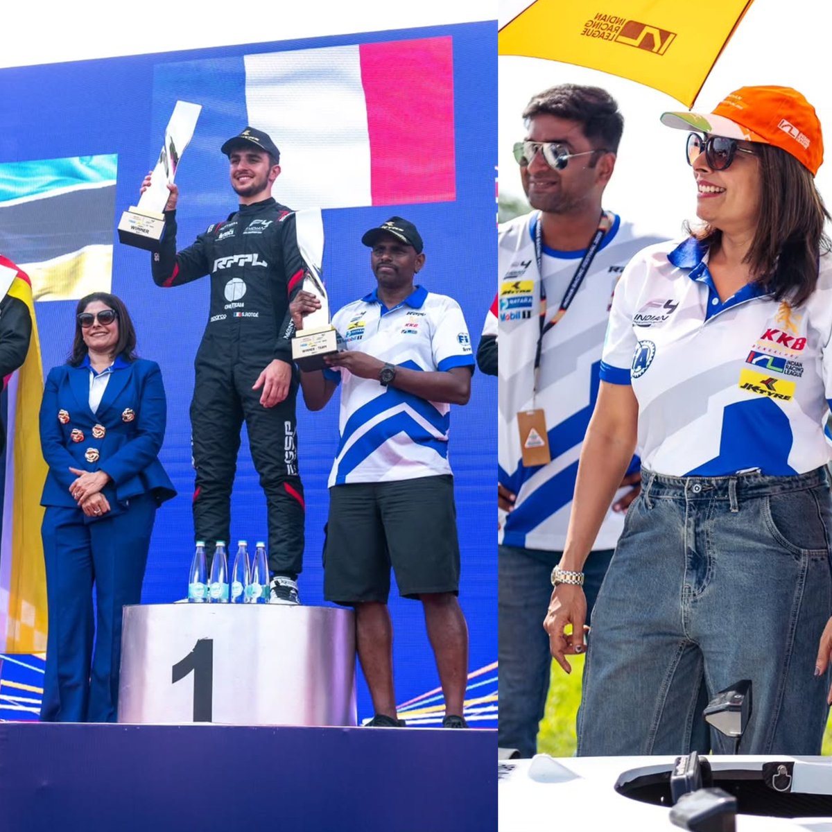 𝔸𝕒𝕕𝕚 𝕊𝕦𝕕𝕖𝕖𝕡𝕚𝕒𝕟 (@aadisudeepian) on Twitter photo Our Kiccha's Kings Bengaluru has secured the 1st place in Indian Racing league!🔥
<a href="/KicchaSudeep/">Kichcha Sudeepa</a> Boss | <a href="/iampriya06/">Priya Sudeep/ಪ್ರಿಯ</a> Our Kiccha's Kings Bengaluru has secured the 1st place in Indian Racing league!🔥
<a href="/KicchaSudeep/">Kichcha Sudeepa</a> Boss | <a href="/iampriya06/">Priya Sudeep/ಪ್ರಿಯ</a>