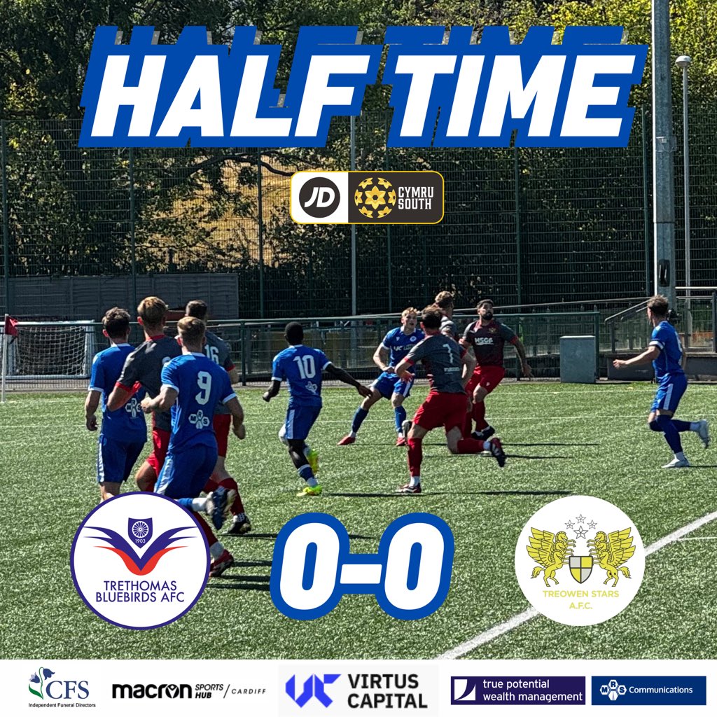 Plenty of chances, a couple of clearances off the line for the Bluebirds but it remains all square at the break.
Big half to come 💙
#UppaTre