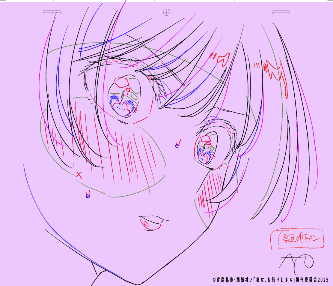 アニメかのかり4期7話監修 🧡❤ #彼女お借りします #かのかり総作監集