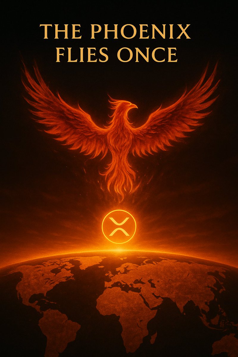 The phoenix only flies once…
Will you be awake when it rises? 
#XRP #Phoenix #XRPCommunity #CryptoRiddles 
@DigitalAssetInv
@JungleIncXRP
<a href="/CryptoHulk19/">Crypto Hulk</a>
<a href="/WorkingMoneyCH/">Working Money 💰</a>
<a href="/XRPcryptowolf/">XRPcryptowolf</a>
<a href="/digitalassetbuy/">Digital Asset Investor</a>
@digperspectives
<a href="/stedas/">XRP_Cro 🔥 AI / Gaming / DePIN</a>
<a href="/BankXRP/">𝗕𝗮𝗻𝗸XRP</a>
<a href="/OTTXRPL/">Onthetrack</a>
<a href="/echodatruth/">Echo 𝕏</a>
<a href="/ZachRector7/">Zach Rector</a>
<a href="/ExtraVOD_/">ExtraVOD</a>