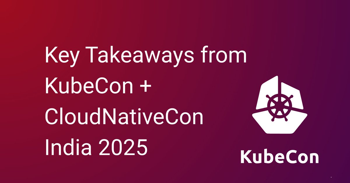 linode's tweet image. From GPU scheduling to edge inference, here’s what matters most for devs after KubeCon India 2025: ow.ly/1FgU50WLjtL