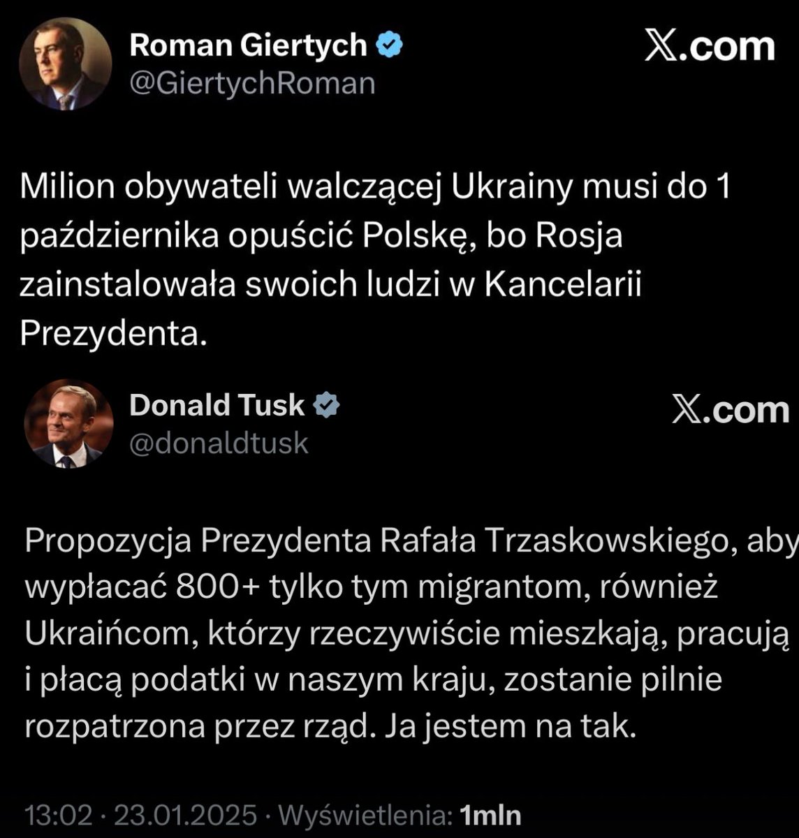 W uśmiechniętym rządzie stabilnie. Cały czas sami sobie zaprzeczają 🤷‍♂️