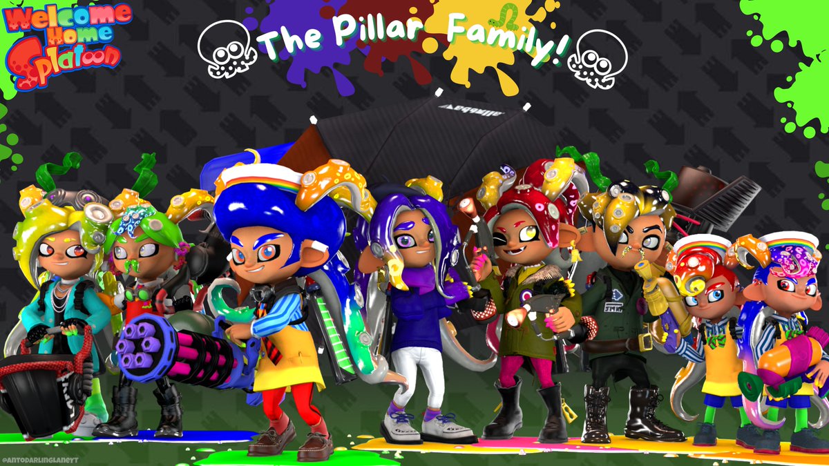 AntonellaO21663's tweet photo. ๐Welcome Home Splatoon AU:
Howdy-do, Fellas! Here are The Pillar Family you have all been waiting for!
They're the Octolings with the heritage of Octarians!๐
WH by: @/_PartyCoffin_
#WelcomeHome #WelcomeHomeAU #HowdyPillar #WelcomeHomeHowdy #Splatoon #SplatoonAU #splatoonart https://t.co/KD54y94HKl