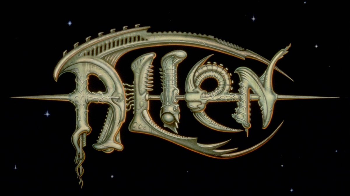 Unused ALIEN logo by Michael Doret (1979)