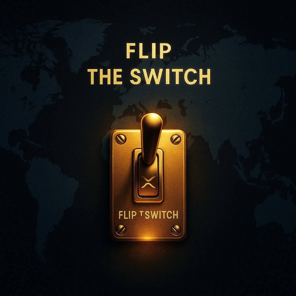 They said: ‘One night it will happen.’
Flip the Switch. 
But which night? 
#XRP  #FlipTheSwitch #XRPL #XRPCommunity
@DigitalAssetInv
@JungleIncXRP
<a href="/CryptoHulk19/">Crypto Hulk</a>
<a href="/XRPcryptowolf/">XRPcryptowolf</a>
<a href="/digitalassetbuy/">Digital Asset Investor</a>
@digperspectives
<a href="/stedas/">XRP_Cro 🔥 AI / Gaming / DePIN</a>
<a href="/BankXRP/">𝗕𝗮𝗻𝗸XRP</a>
<a href="/OTTXRPL/">Onthetrack</a>
<a href="/echodatruth/">Echo 𝕏</a>
<a href="/ZachRector7/">Zach Rector</a>
<a href="/ExtraVOD_/">ExtraVOD</a>