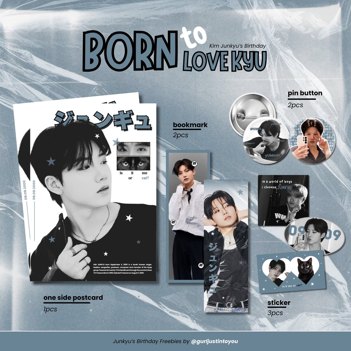 `ziia ʕ•ﻌ•ʔ (@gurljustintoyou) on Twitter photo 🐈⬛ 𝐁𝐎𝐑𝐍 𝙩𝙤 𝐋𝐎𝐕𝐄 𝐊𝐘𝐔 ♥︎.ᐟ
— #김준규’s birthday freebies by <a href="/gurljustintoyou/">`ziia ʕ•ﻌ•ʔ</a>
how to claim ?
⌗ rt & like this post
⌗ limited qty ; 𝙧𝙚𝙖𝙙 𝙩&𝙘
⌗ claim period : O9/O9/2O25 — 19.OO WIB
⌗ checkout on shopee
drop ur pretty @ if you’re interested ! 🐈⬛ 𝐁𝐎𝐑𝐍 𝙩𝙤 𝐋𝐎𝐕𝐄 𝐊𝐘𝐔 ♥︎.ᐟ
— #김준규’s birthday freebies by <a href="/gurljustintoyou/">`ziia ʕ•ﻌ•ʔ</a>
how to claim ?
⌗ rt & like this post
⌗ limited qty ; 𝙧𝙚𝙖𝙙 𝙩&𝙘
⌗ claim period : O9/O9/2O25 — 19.OO WIB
⌗ checkout on shopee
drop ur pretty @ if you’re interested !