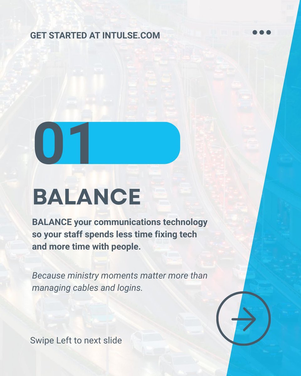 intulse's tweet image. Balance. Systems. Rest.
Because ministry is already full of challenges—your communication system shouldn’t be one of them.
👉 Intulse is your church’s strategic digital partner for all things tech. 
Get started: tiny.intul.se/ON0BZ2 

#ChurchTech #Ministry