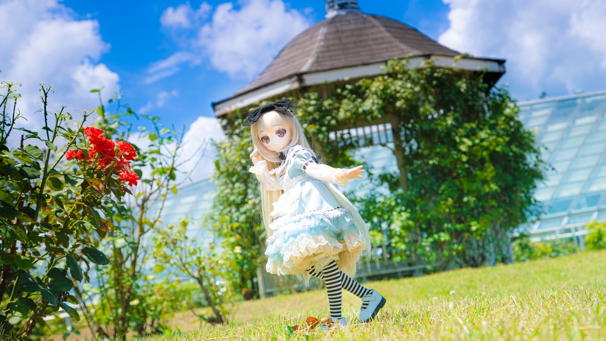 TAMAさん、ちび子さん、atsushiさんと撮影会してた時の(*´ω｀)

久々の野外撮影過ぎてこの時何も考えて無かったので、
次回は水辺撮影のグッズ持って行こうなんて思ったり。