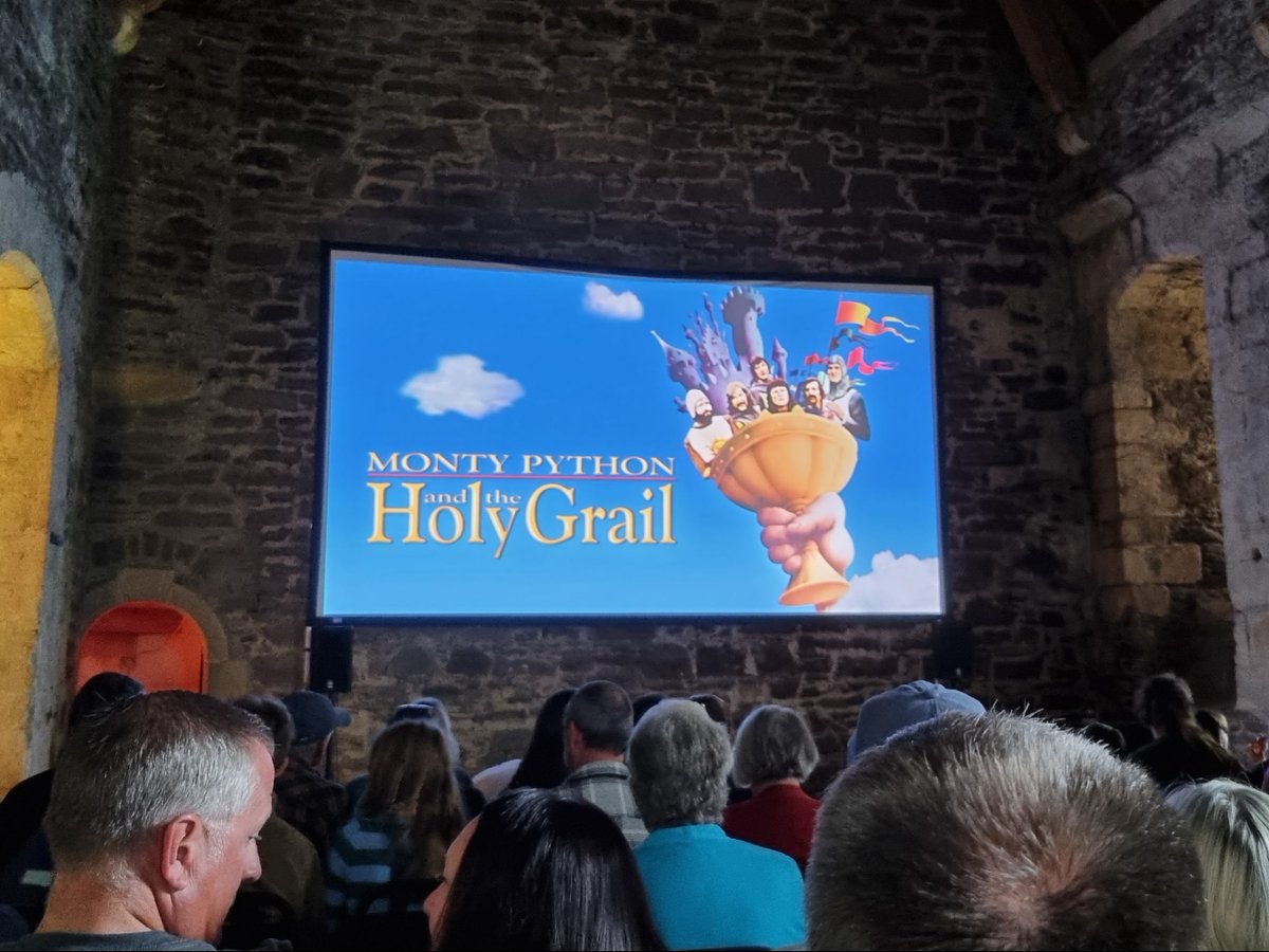 Celebrated the 50th anniversary of Monty Python and the Holy Grail in style by watching it in Doune Castle (where a lot of it was filmed)!