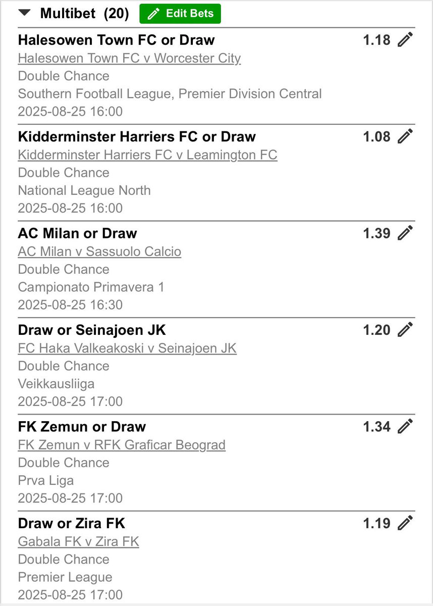 BetwayCode43687's tweet image. BWD0226CA
Double chances 🔥💥
use old betwap app if code invalid 🙏
#betway 
#BetwayCodes