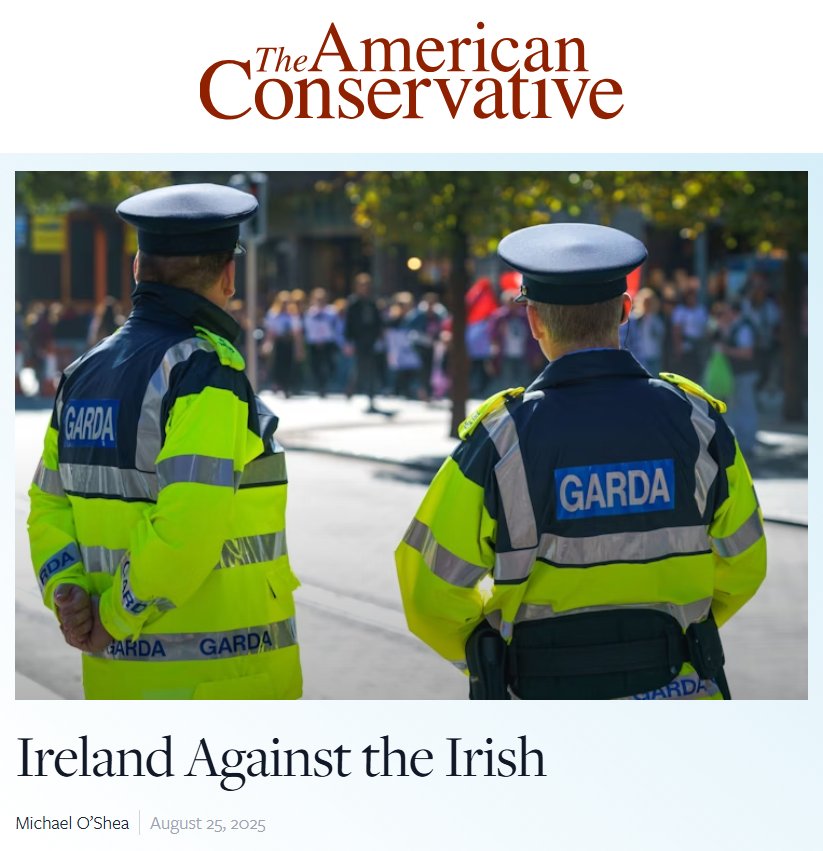Michael O'Shea (@michael_f_oshea) on Twitter photo 🇮🇪 Untrammeled liberalism is staging a horror show on the Emerald Isle.
New in <a href="/amconmag/">The American Conservative</a>: 🇮🇪 Untrammeled liberalism is staging a horror show on the Emerald Isle.
New in <a href="/amconmag/">The American Conservative</a>: