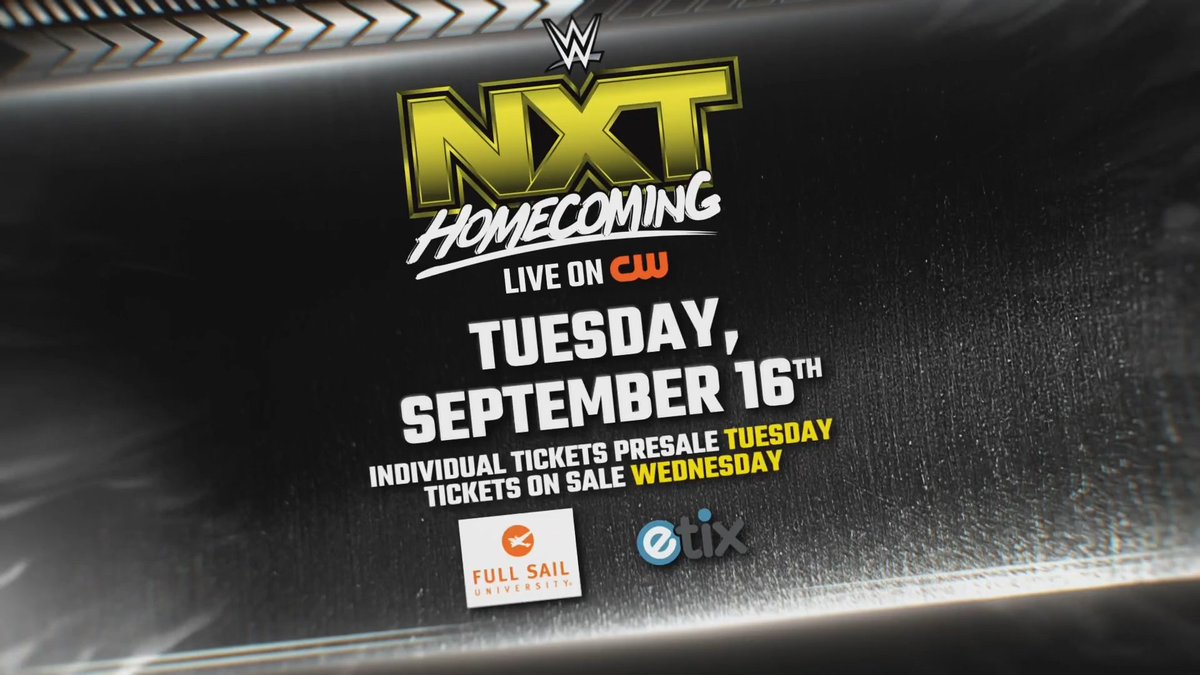 WWE has announced that #WWENoMercy, #HalloweenHavoc and #WWENXT Homecoming tickets will go on sale WEDNESDAY with a special presale beginning TOMORROW!

MORE INFO: wwe.com/no-mercy-sept-…