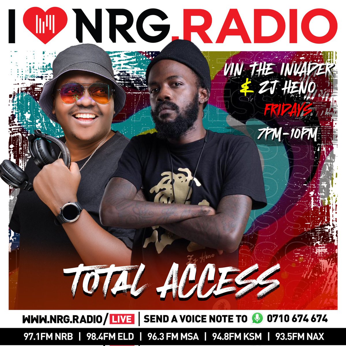 THIS WEEK MAGIZANI 

WEDNESDAY - THE TUNNEL

THURSDAY - KENTWOOD ADDRESS 

FRIDAY - NRG RADIO