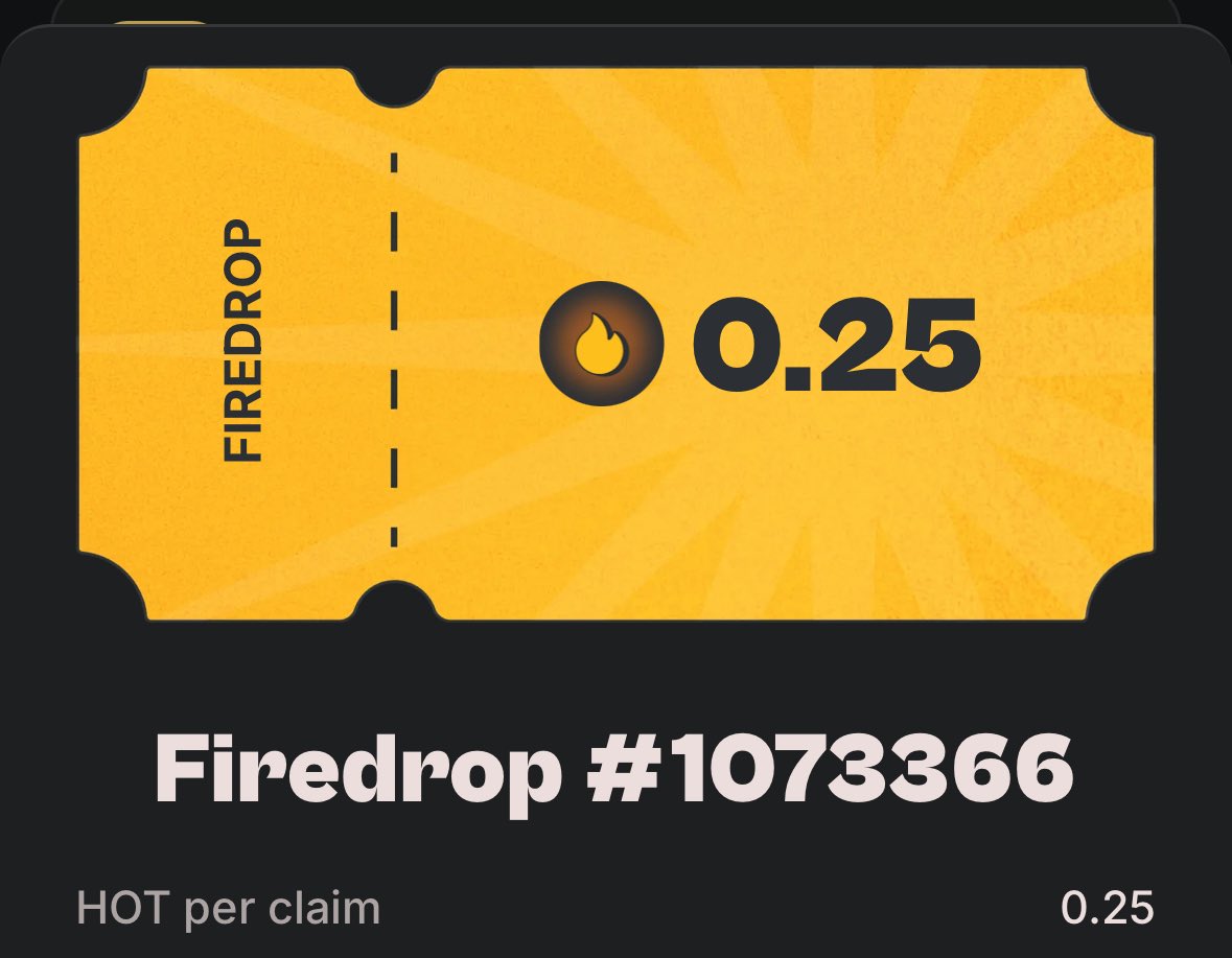Gokui.eth 🦸⚡ ⚔️ (@gokui_eth) on Twitter photo Day 9 Of Posting <a href="/hotdao_/">HOT Protocol 🔥</a> Firedrop For My X Community Until Tge 🔥
0.25 $HOT Each ~
(FCFS)
🔗 Claim here- app.hot-labs.org/link?claim-f55…
🏠 Join the Village- app.hot-labs.org/link?7709015-v…
⚡ Be quick before it’s gone! ⚡
#HOT #Firedrop #CryptoAirdrop #Web3 Day 9 Of Posting <a href="/hotdao_/">HOT Protocol 🔥</a> Firedrop For My X Community Until Tge 🔥
0.25 $HOT Each ~
(FCFS)
🔗 Claim here- app.hot-labs.org/link?claim-f55…
🏠 Join the Village- app.hot-labs.org/link?7709015-v…
⚡ Be quick before it’s gone! ⚡
#HOT #Firedrop #CryptoAirdrop #Web3