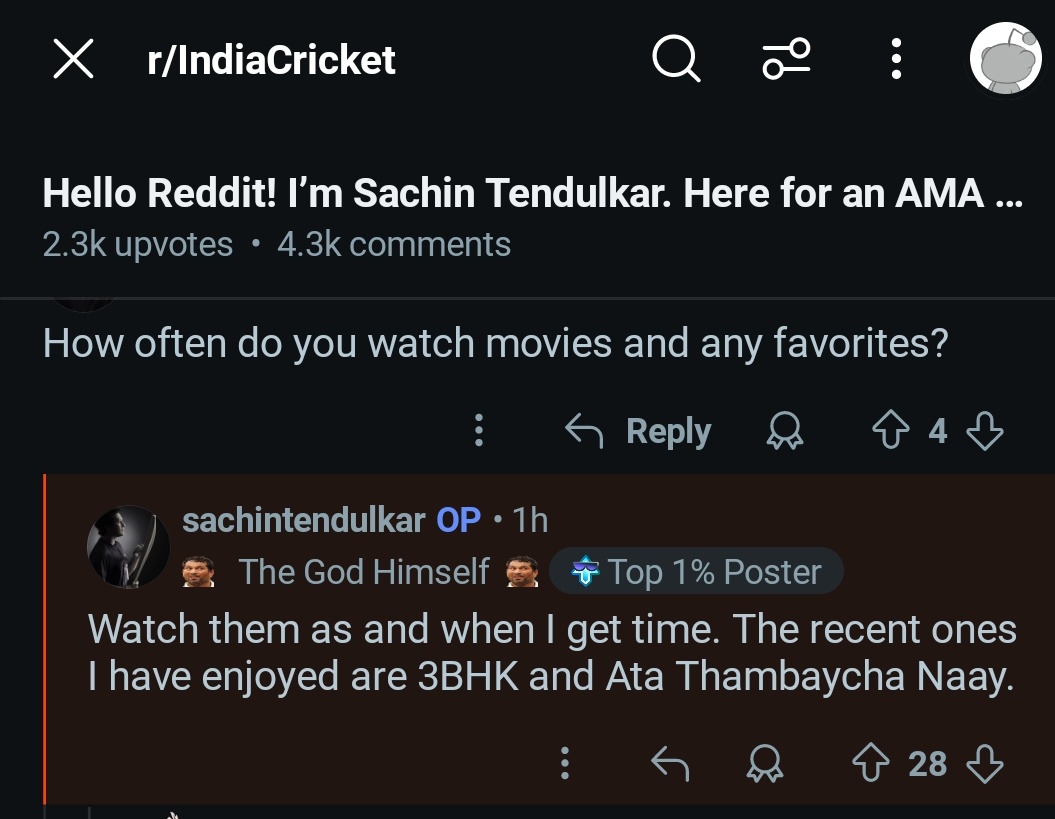 RetroTicket (@retroticket) on Twitter photo Wow! Sachin mentions 3BHK is a movie he really enjoyed watching in his Reddit AMA. Congratulations again, <a href="/iamarunviswa/">arun Viswa</a>. This is a nice honor to have! 💥🤌 Wow! Sachin mentions 3BHK is a movie he really enjoyed watching in his Reddit AMA. Congratulations again, <a href="/iamarunviswa/">arun Viswa</a>. This is a nice honor to have! 💥🤌