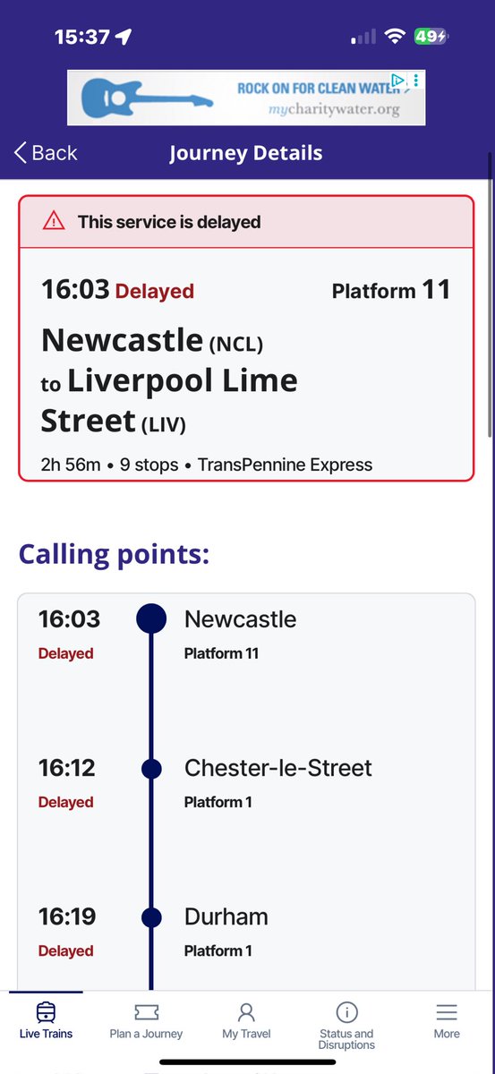 GagaJordan92's tweet photo. @TPExpressTrains this is my next train. What is the delay on this one? I might still be able to catch it. https://t.co/t2xObCcaX9