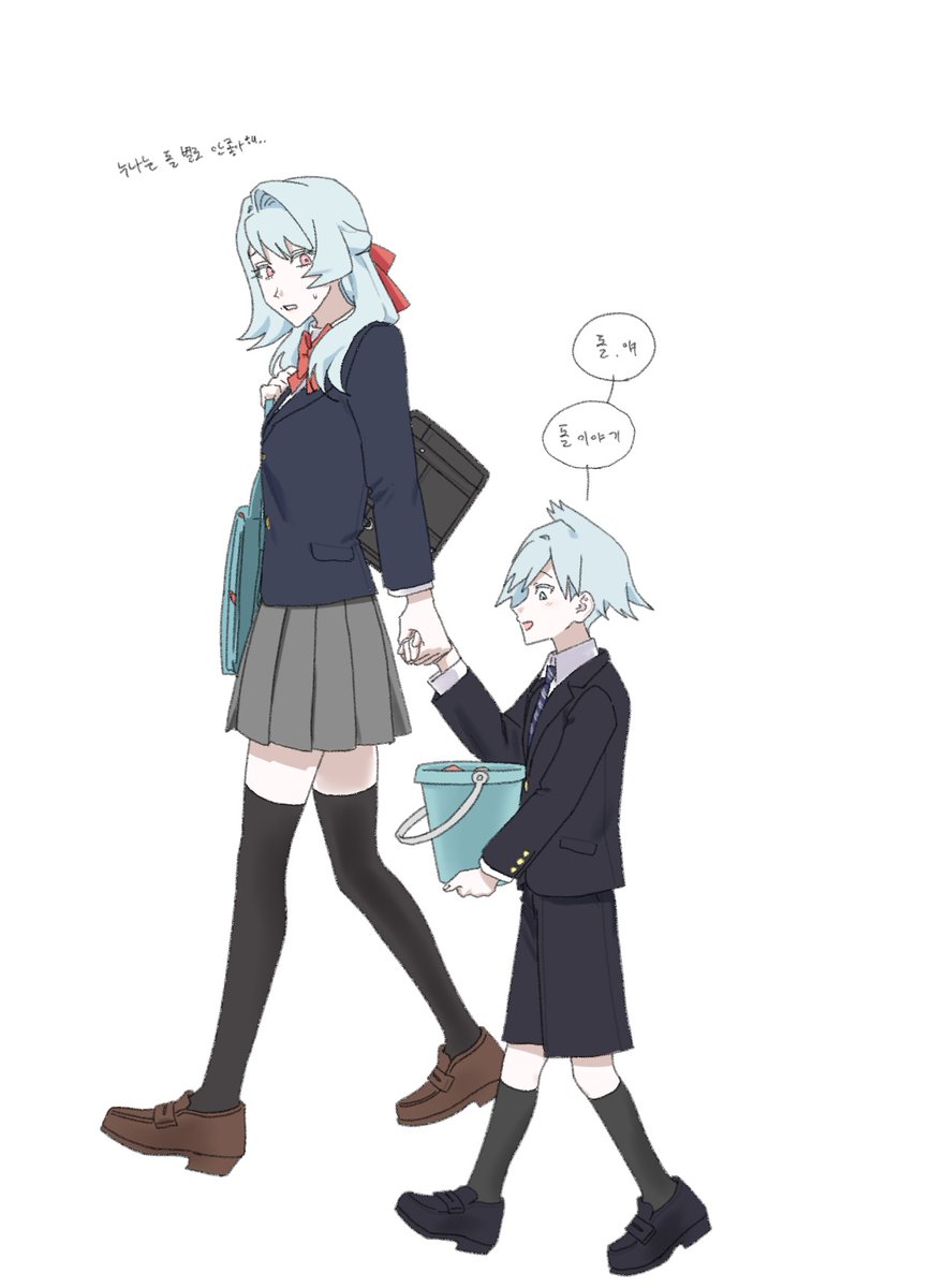 낙서 뒤지다 뭔가 발견해서 그려봄
연령조작 센성인듯 함