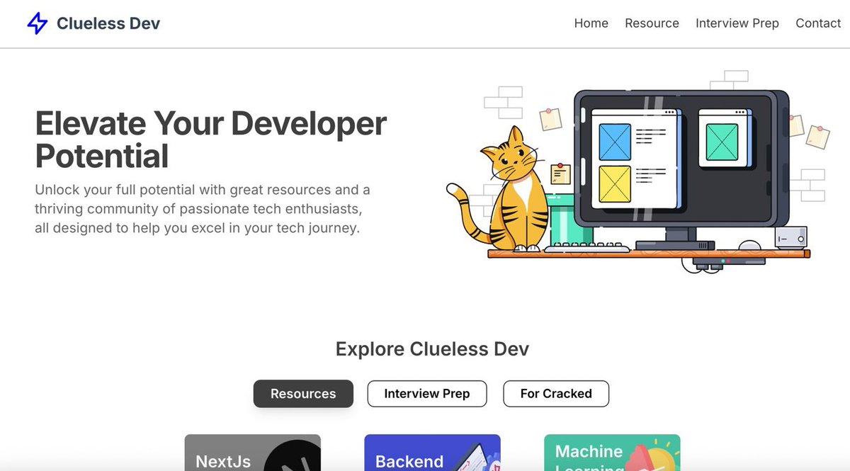 Piyush (@astraphiliaa) on Twitter photo Here chat presenting Cluelessdev.com For whoever trying to learn new things, a side project from me and <a href="/ginni_jain16/">Ginniii</a> hope this helps you guys Here chat presenting Cluelessdev.com For whoever trying to learn new things, a side project from me and <a href="/ginni_jain16/">Ginniii</a> hope this helps you guys