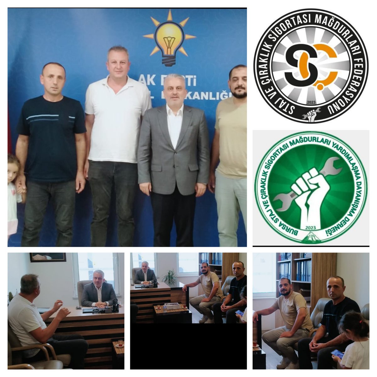 Bursa Staj Ve Çıraklık Mağ. Derneği (@bursastajder) on Twitter photo STAJ ve ÇIRAK mağduriyetini samimiyetle dinleyip meseleye sahip çıktığı için Bursa AK Parti milletvekili Sn <a href="/ayhan_salman/">Ayhan Salman</a> beyefendiye Bursa Dernek Yönetimi ve tüm mağdurlar adına teşekkür ediyoruz🙏
<a href="/Akparti/">AK Parti</a>
<a href="/CirakStajFED/">STAJ VE ÇIRAKLIK SİGORTASI MAĞDURLARI FEDERASYONU</a>
Size İnandık
#StajyerÇırakVaatlerinGerçekleşmesiniBekliyor STAJ ve ÇIRAK mağduriyetini samimiyetle dinleyip meseleye sahip çıktığı için Bursa AK Parti milletvekili Sn <a href="/ayhan_salman/">Ayhan Salman</a> beyefendiye Bursa Dernek Yönetimi ve tüm mağdurlar adına teşekkür ediyoruz🙏
<a href="/Akparti/">AK Parti</a>
<a href="/CirakStajFED/">STAJ VE ÇIRAKLIK SİGORTASI MAĞDURLARI FEDERASYONU</a>
Size İnandık
#StajyerÇırakVaatlerinGerçekleşmesiniBekliyor