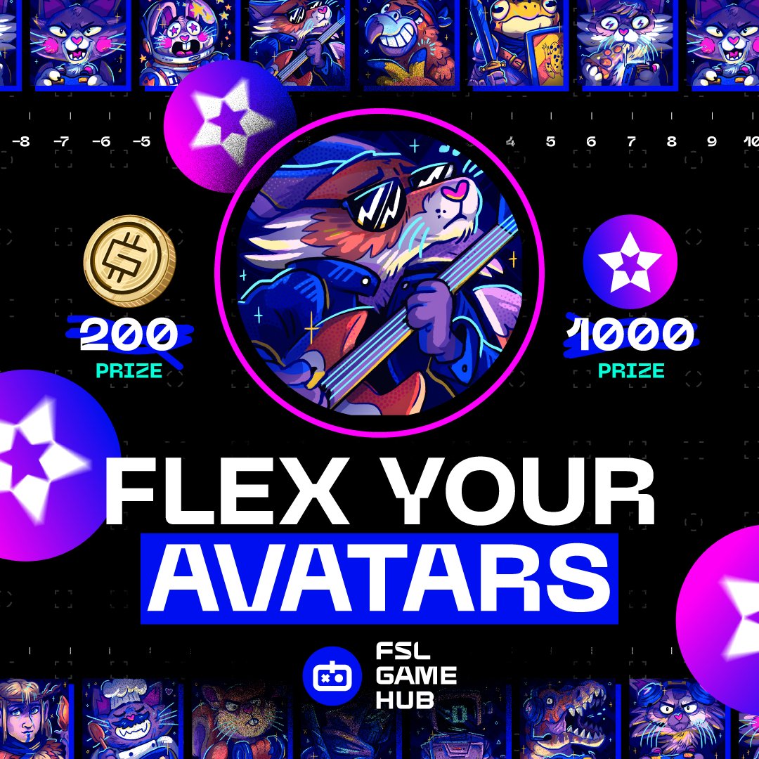 FSLGameHub (@fslgamehub) on Twitter photo 🖼️ FLEX YOUR AVATARS!
Got a cool FSL Game Hub avatar? Show it off for a chance to win 200 GMT + 1,000 Starlets 💥
To enter:
1️⃣ Follow <a href="/FSLGameHub/">FSLGameHub</a>
2️⃣ Like and Repost
3️⃣ Drop a screenshot of your avatar in the comments 👇
📅 Ends: Aug 29
🎯 Winner picked at random
Which avatar 🖼️ FLEX YOUR AVATARS!
Got a cool FSL Game Hub avatar? Show it off for a chance to win 200 GMT + 1,000 Starlets 💥
To enter:
1️⃣ Follow <a href="/FSLGameHub/">FSLGameHub</a>
2️⃣ Like and Repost
3️⃣ Drop a screenshot of your avatar in the comments 👇
📅 Ends: Aug 29
🎯 Winner picked at random
Which avatar