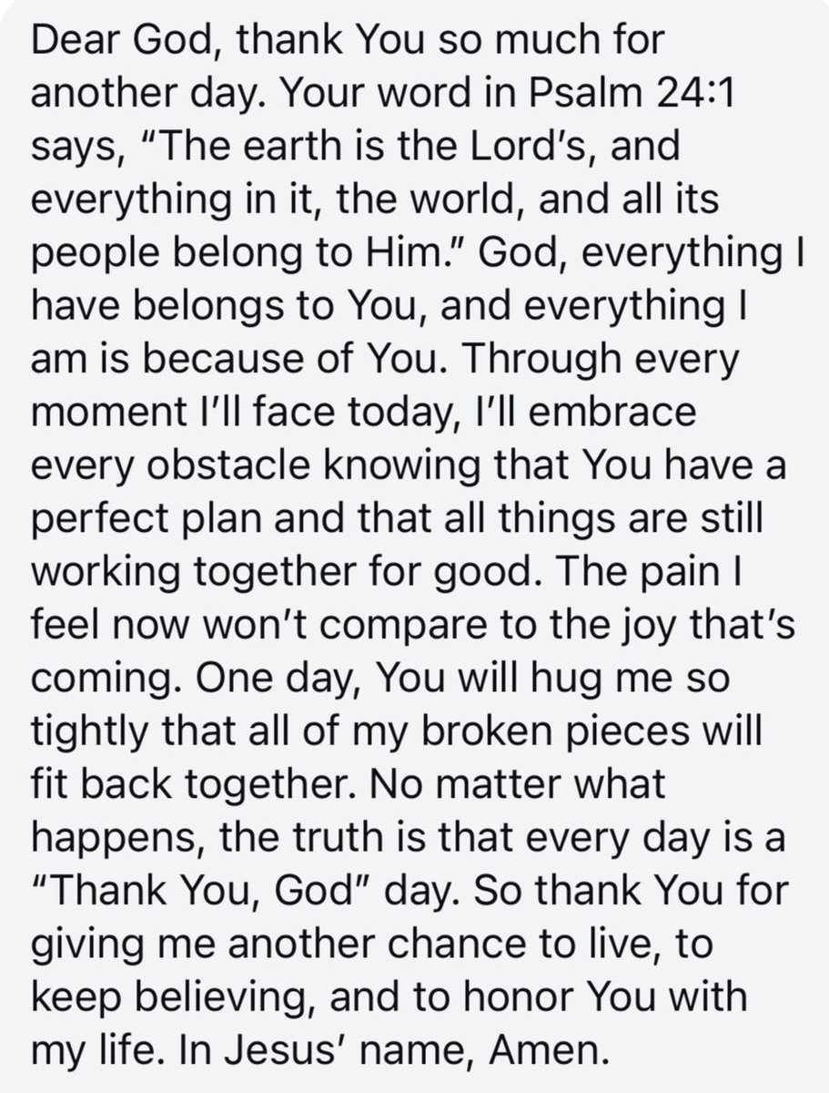 This prayer hit me hard this morning 🥺🙏🏽