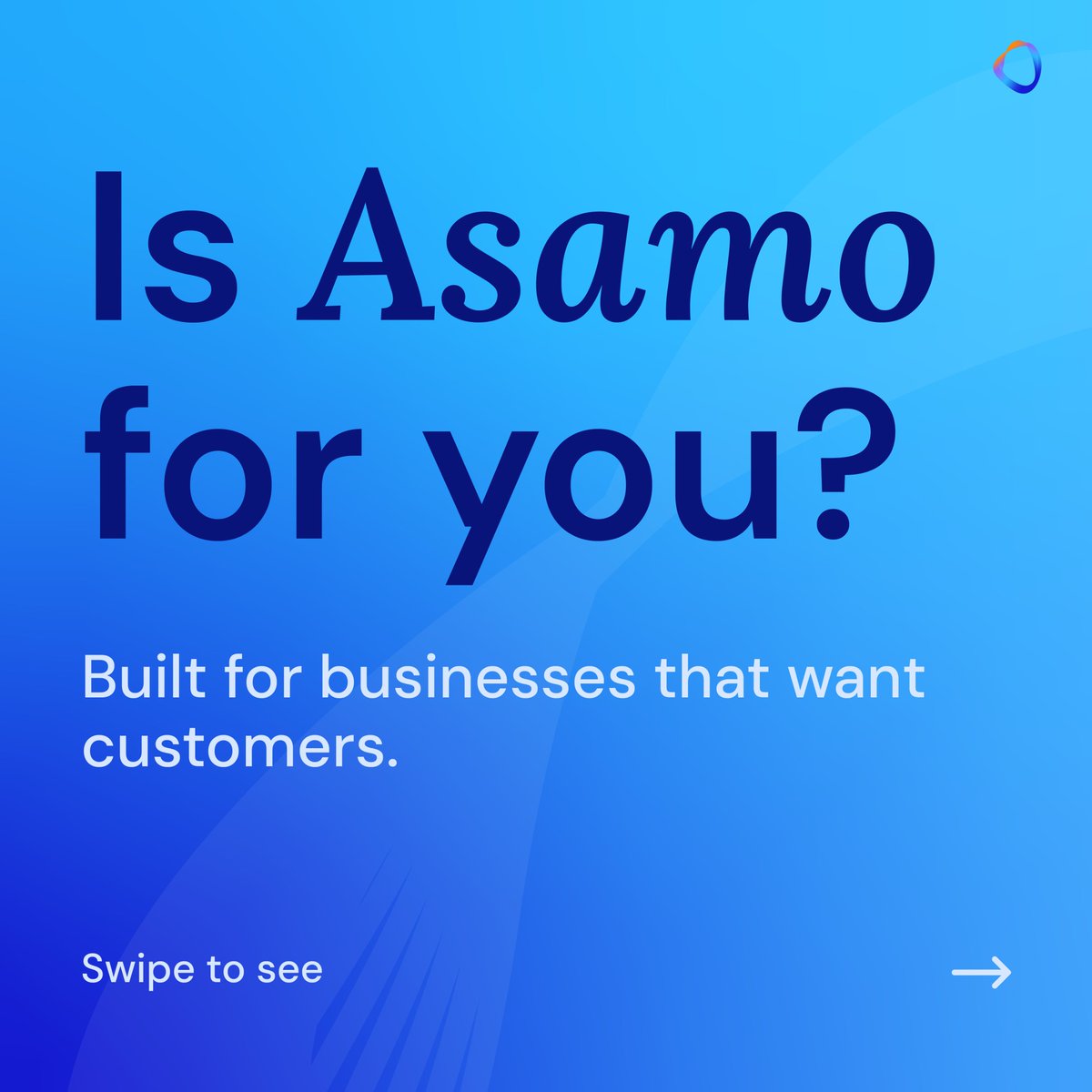 Asamo_official's tweet image. Chasing leads that don’t convert? 💸
With Asamo, you only pay when someone becomes a customer.

The simple way to get new customers!
🔗 Try it today: dub.sh/EVyEYG8

#Asamo #GrowthModel #PayPerCustomer
