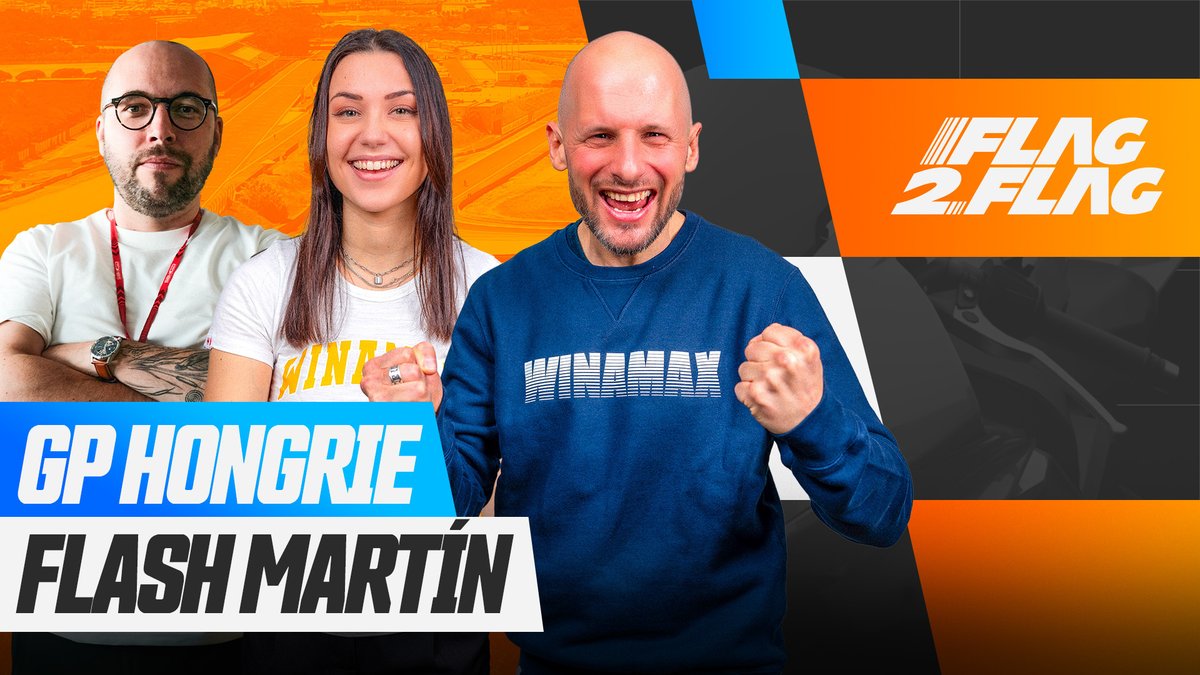 🤖 GP de Hongrie : Jorge Martin, le vrai retour ? On en parle dans Flag 2 Flag, votre émission MotoGP sur Winamax TV ! 🏍️

📺 LIVE À 19H00 ➡️ youtube.com/watch?v=Mi8kMl…

🗣️ <a href="/MotoetGPaddict/">Moto&GPaddict</a> / <a href="/MargauxGP_/">Margaux Levanto</a> / <a href="/Off_Bikes/">Thomas Morsellino</a>