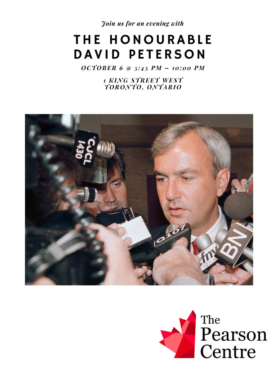 Join us on October 6th to celebrate a pivotal time in Ontario history.

Purchase your tickets here: thepearsoncentre.ca/event/an-eveni…