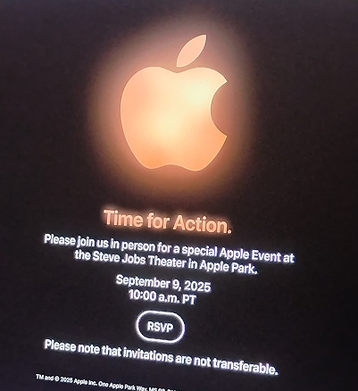 EXCLUSIVE APPLE EVENT IMAGE LEAK!
Interesting...