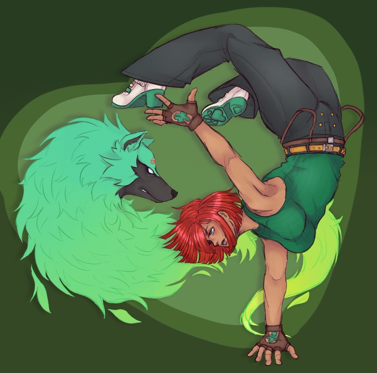 gio and puppy