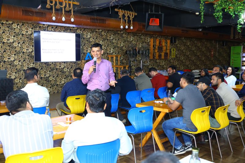AgileWoW (@agile_wow) on Twitter photo Raise your hand if you are using AI.
Keep your hand raised if you Empathize with the AI.
But why?
Why don't you empathize with it?
Or why do you empathize with it?
#agilewow #AI #artificialintelligence #scrumdayindia #agile #scrummaster
<a href="/Iam_SanjaySaini/">Sanjay Saini</a> Raise your hand if you are using AI.
Keep your hand raised if you Empathize with the AI.
But why?
Why don't you empathize with it?
Or why do you empathize with it?
#agilewow #AI #artificialintelligence #scrumdayindia #agile #scrummaster
<a href="/Iam_SanjaySaini/">Sanjay Saini</a>