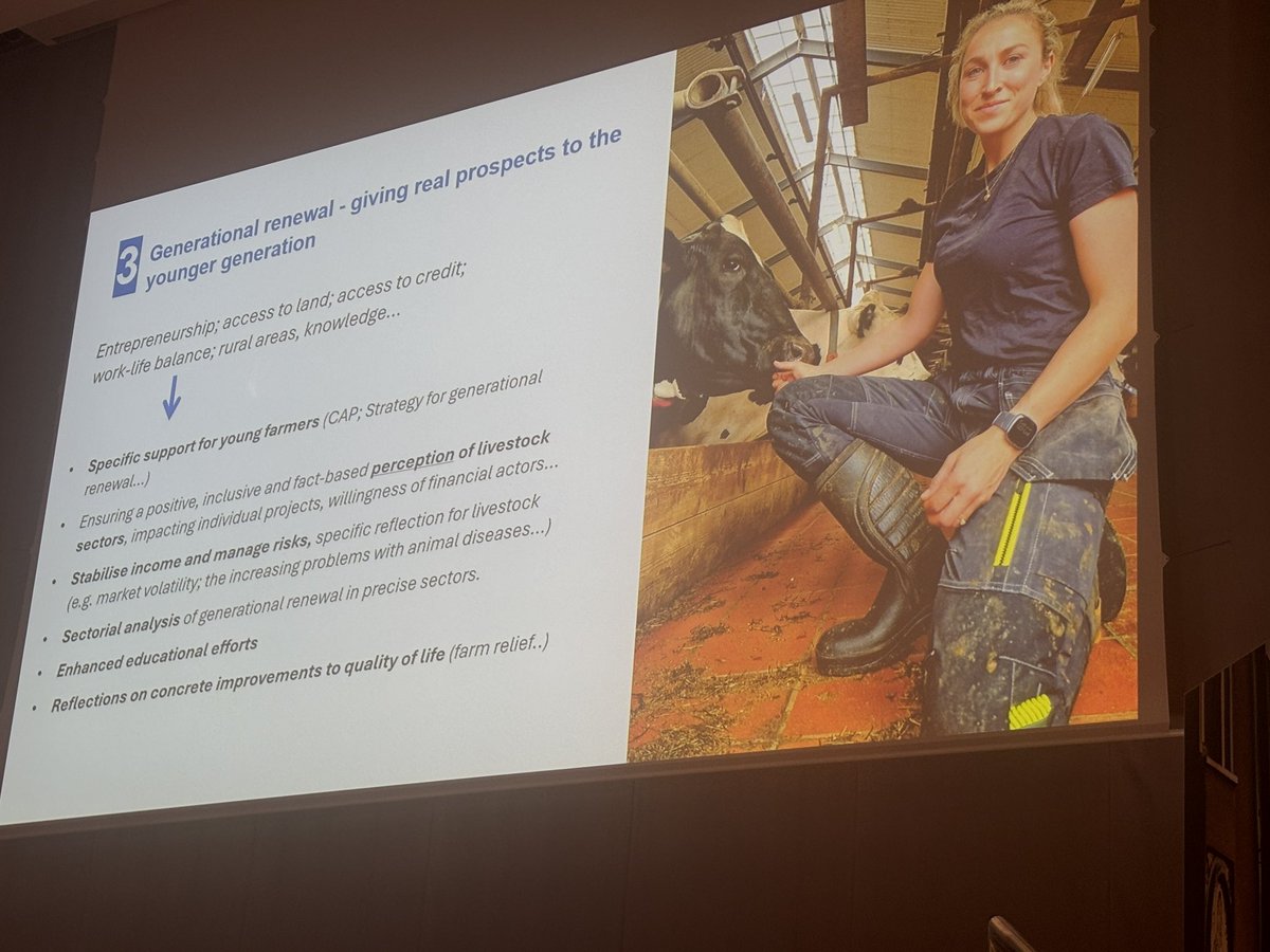 Shane McAuliffe 🐷✈️ (@shanemcauliffe1) on Twitter photo 6.5% of EU farmers are under 35, the younger generation must be given real prospects - <a href="/Kathschob/">Katharina Schobersberger</a> <a href="/_CEJA_/">CEJA Young Farmers</a>
#eaap2025 <a href="/EAAPofficial/">EAAPofficial</a> 6.5% of EU farmers are under 35, the younger generation must be given real prospects - <a href="/Kathschob/">Katharina Schobersberger</a> <a href="/_CEJA_/">CEJA Young Farmers</a>
#eaap2025 <a href="/EAAPofficial/">EAAPofficial</a>