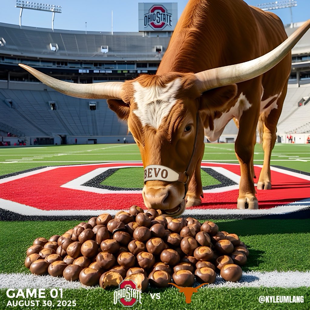 GAME 01

🏈 Ohio State vs. Texas
📅 Saturday, Aug. 30 | 11:00 AM CT
📍 Ohio Stadium - Columbus, OH
📺 FOX

#ThisIsTexas #HookEm 🤘🏽